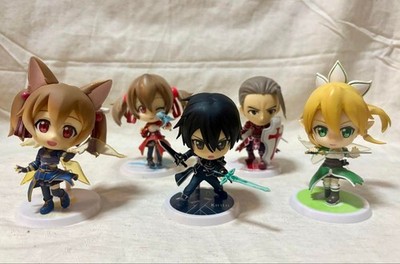 Sword Art Online Ichiban Kuji Kyun Chara Figure Set 5 pcs