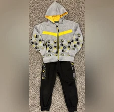 Boys Sweatsuit Zip Up Hooded Sweatshirt & Sweatpants Urchin 4T 5T matching set