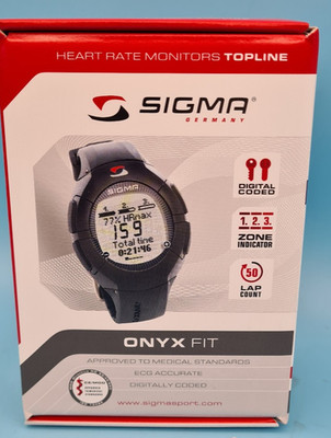 SIGMA Pulsuhr Pulscomputer  ONYX FIT Nr.28200 Digital Coded Heart Rate monitors