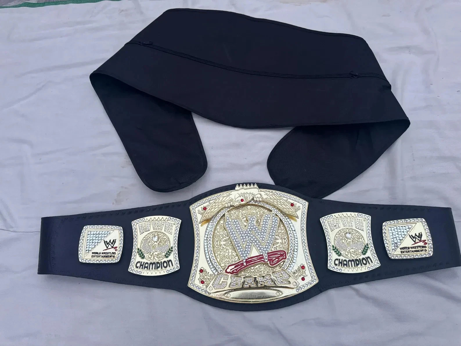 Custom 4mm Spinner Championship Belt Replica Heavyweight + Free Cover