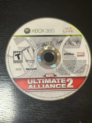 Marvel Ultimate Alliance 2 (Microsoft Xbox 360, 2009) Disc Only TESTED