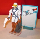 1990 GI JOE COLD FRONT AVALANCHE VEHICLE DRIVER POLAR TROOPER 100% cobra ARAH **