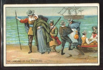 1910 T70 Historical Events - Landing of the Pilgrims - Just Suits back