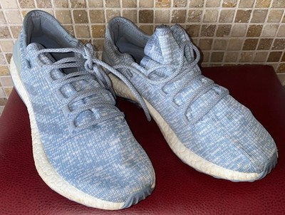 Adidas Mens Pure Boost DPR Light Blue Running Shoes, Size: 11 ART BA8894 Gym