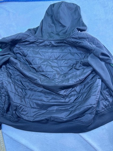 NBA Ultra Game Boston Celtics Puffer Jacket Hooded Full Zip Packable Men sz L - Picture 15 of 16