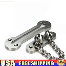 Extra Thick Door Chain Lock SUS304 Steel Heavy Duty Security Latch Inside Door