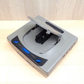Japanese Sega Saturn Gray Console Bundle with 2 Controllers & 6 Games HST-3210