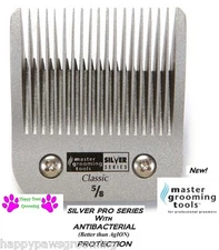 MASTER GROOMING TOOLS SILVER 5/8HT 5/8"BLADE*Fit Andis AGC,Oster A5 A6 Clippers