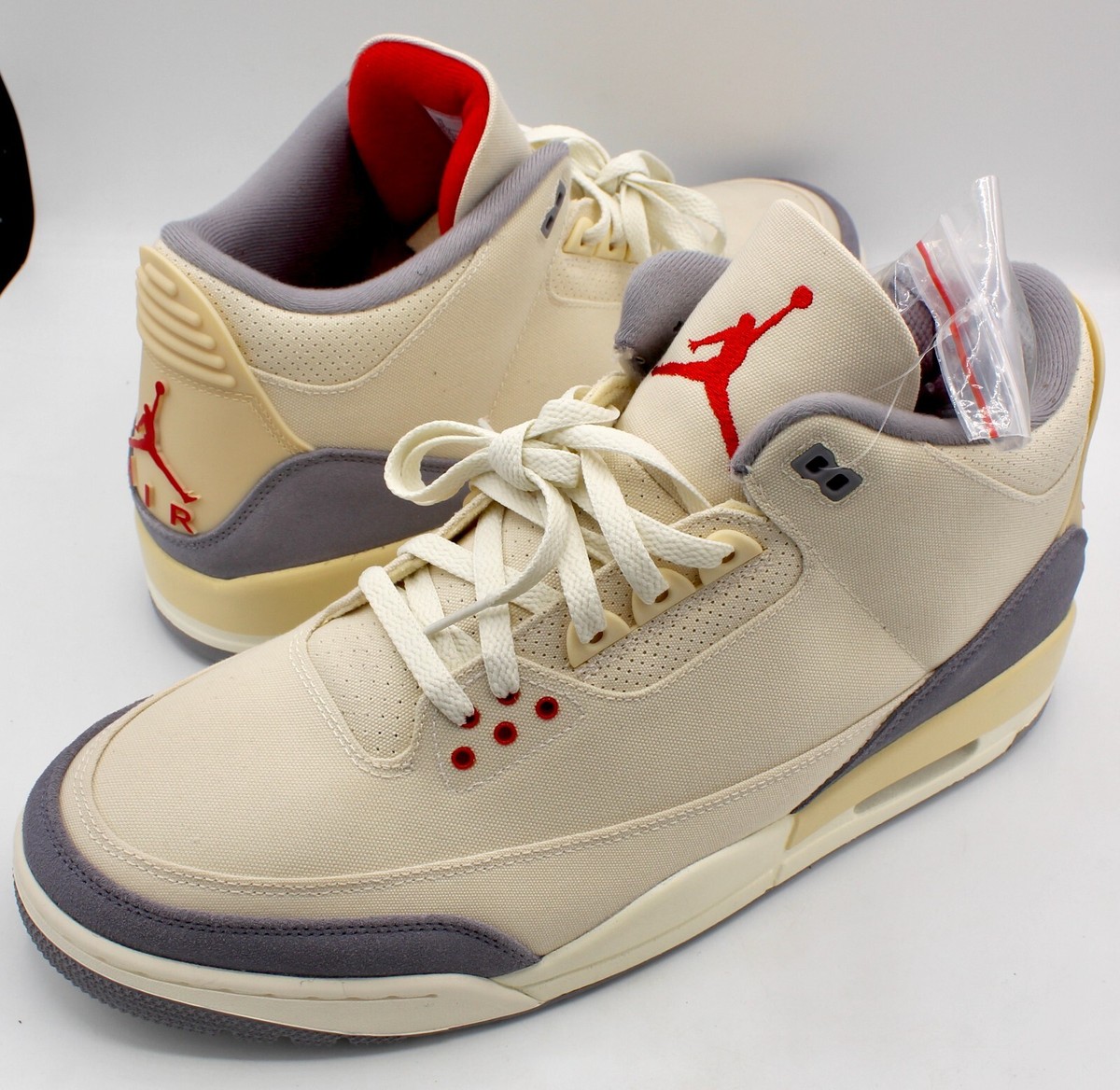 SIZE 15 RARE - Nike Air Jordan 3 Retro SE Muslin University Red 