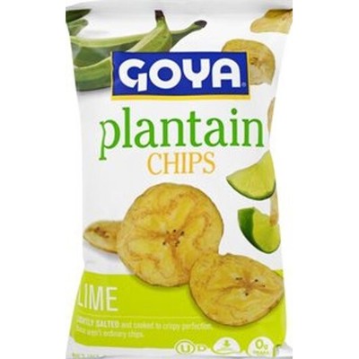 Goya Lime Plantain Chip, 5 Ounce, 12 Per Case