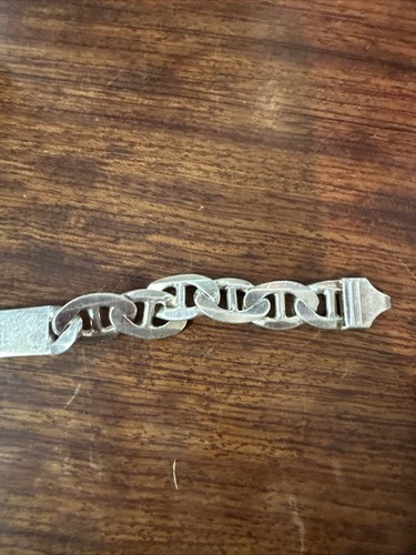 925 Sterling Silver Name Plate/ID Chain Bracelet "Mark Anthony" - 9.5", 39.7 g - Picture 5 of 5