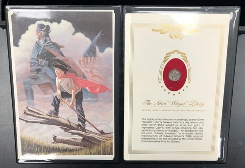 U.S. Commemorative Fine Art Gallery ~ The Silver Winged Liberty ~ Mercury Dime