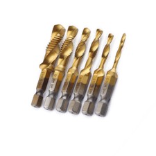 6PCS Practical Stubby Drill Bit Set High Drill Set Screw Machine