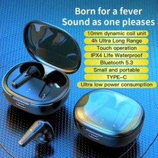 Bluetooth Headset Wireless Earphone HQ Kit 5.3 9D Tws Binaural Gaming Gamer /
