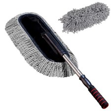 Car Cleaning Duster Nano Wire Microfiber Home Wax Treated Plastic Handle
