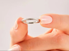 3mm Stunning Solid 925 Sterling Silver Band  Minimalist Band Ring Gift For Her