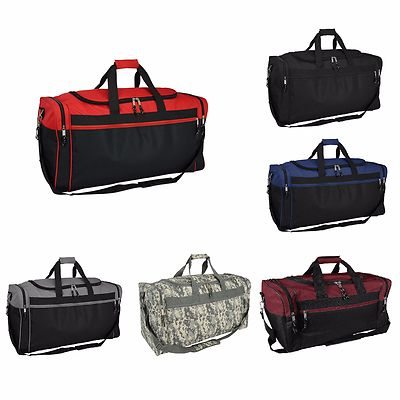 #ad DALIX 25quot; Extra Large Travel Vacation Overnight Duffle Bag in Black $25.99