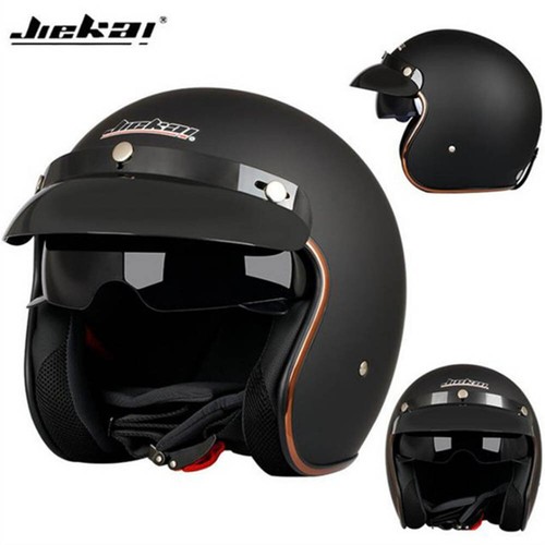 Jet Motorcycle Helmet Open Visor Scooter Scratch-resistant Sun - Foto 13