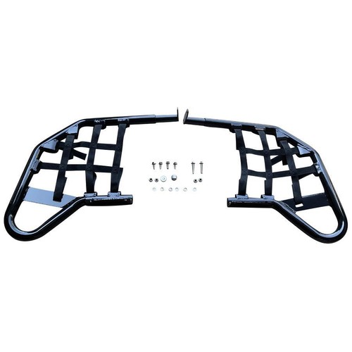 Nerf Bar Yamaha Raptor Nerf Bars Für Yamaha Raptor YFM 700 R - Schwarz Mit Heel Guards & Race Pegs XRW Nerf Bars