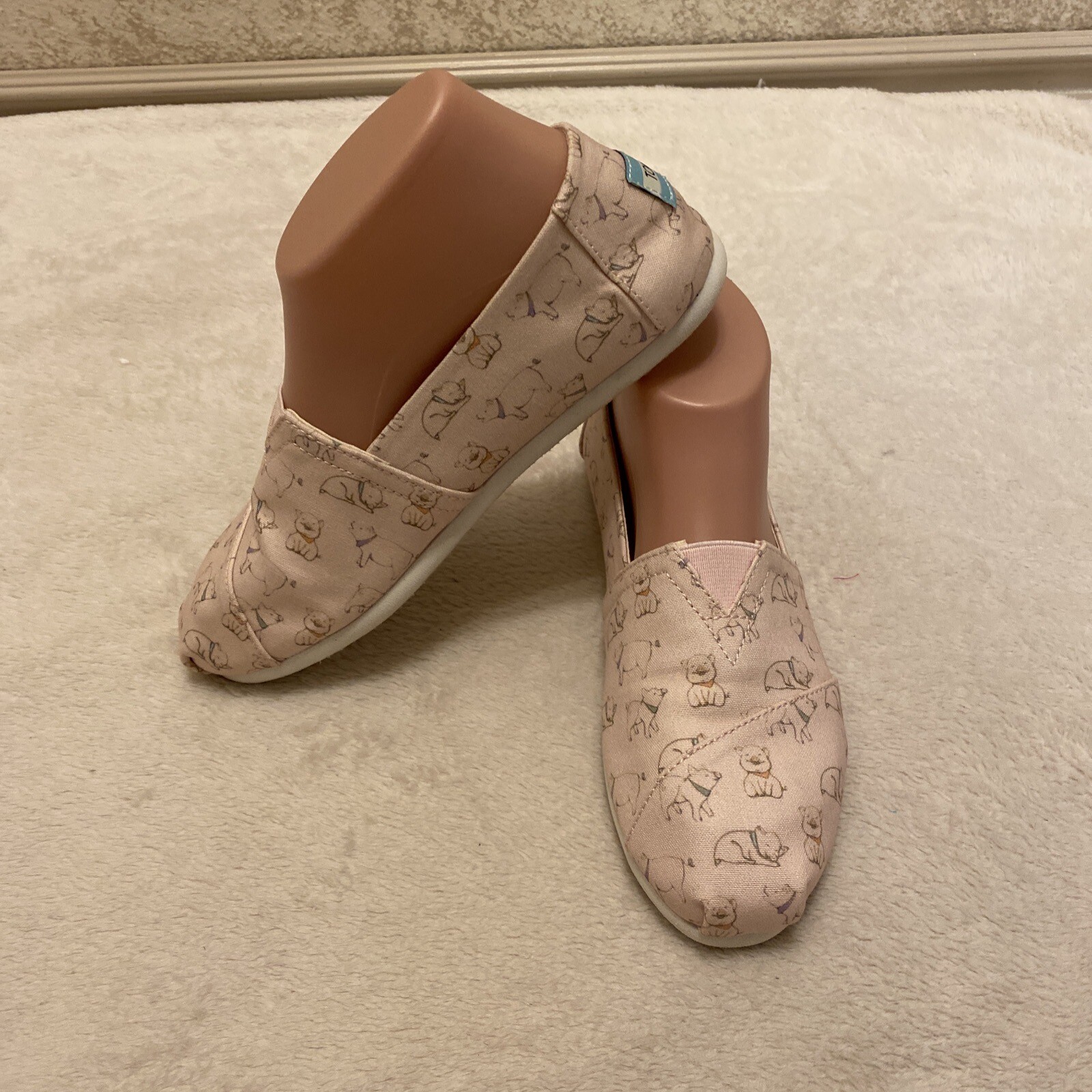 Toms Womens Alpargata Pink With Little Size