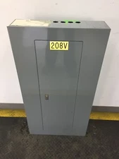 SQUARE D 225 AMP 208/120 VOLT 3 PHASE 42 CIRCUIT MAIN LUG PANEL..P-843