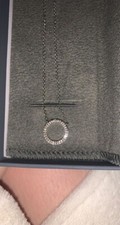 sterling silver diamond necklace