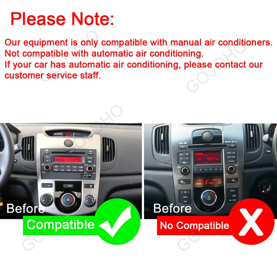 64GB Android 13 Car Radio Stereo GPS Navi Carplay For Kia Cerato Forte 2008-2013 - Image 3 of 4