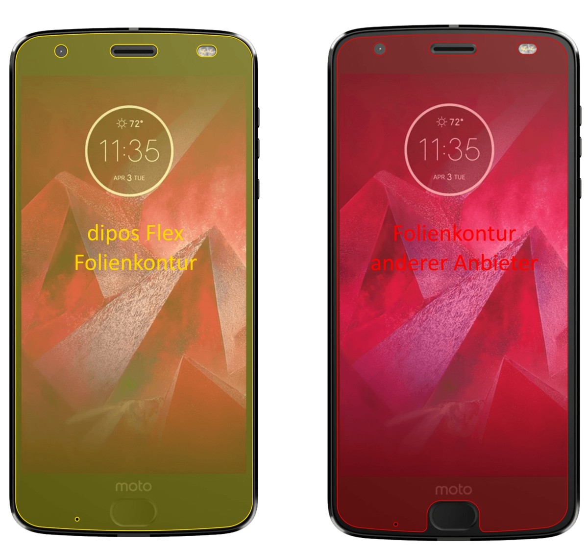 5x Pellicola Protettiva per Motorola Moto G23 Protezione Schermo Claro Display