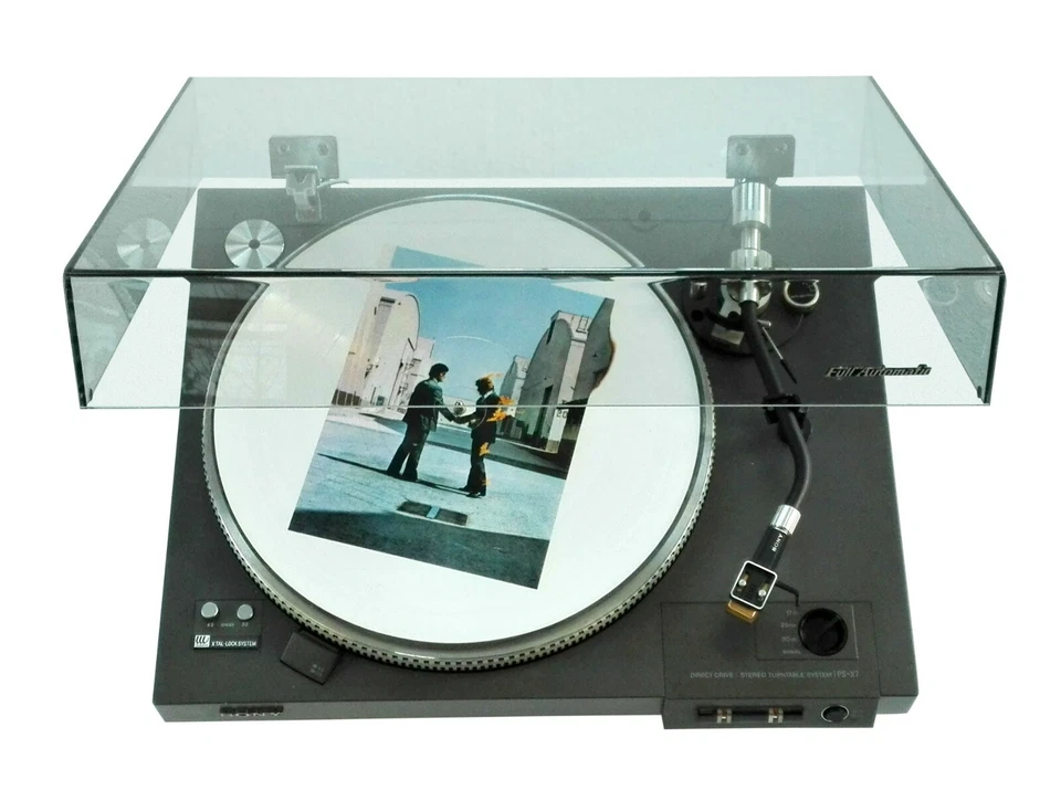 NEW Grey Custom Dust Cover Sony Direct Drive Turntable PS X2 X3 X4 X5 X6 X7 X8 - Image 3 of 4