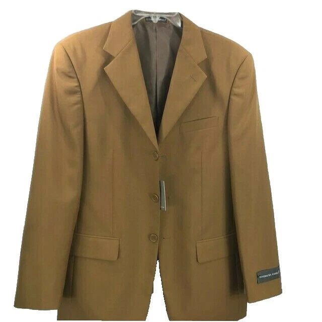 Poliéster sólido trajes y Blazers Vittorio St. Angelo para hombres