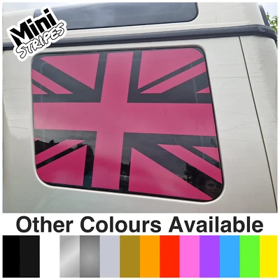 MINI STRIPES Discovery 2 Union Jack Window Flag - Vinyl decals / graphics - Pair Land rover