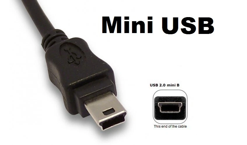 Genuine Motorola Right Angled Mini USB - Mini USB Adaptor Female - Male SKN6182A - Image 2 of 2