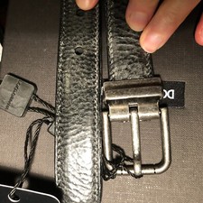 Brand New Dolce & Gabbana Lux Leather Belt with rolled buckle original D&G box