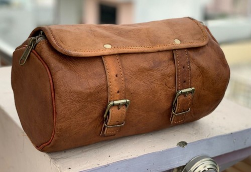 Sacoche De Selle Western Ridex – Cuir Véritable – 3 Sangles – Pour Cheval