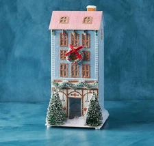 Anthropologie Emily Taylor Light-Up Village Sugar Plum Sweet Shop Row House NEW