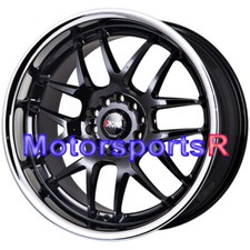 Xxr 526 Wheels 18 X9 35 Black Deep Lip Rims 5x114.3 16 20 Honda Civic Si Sport