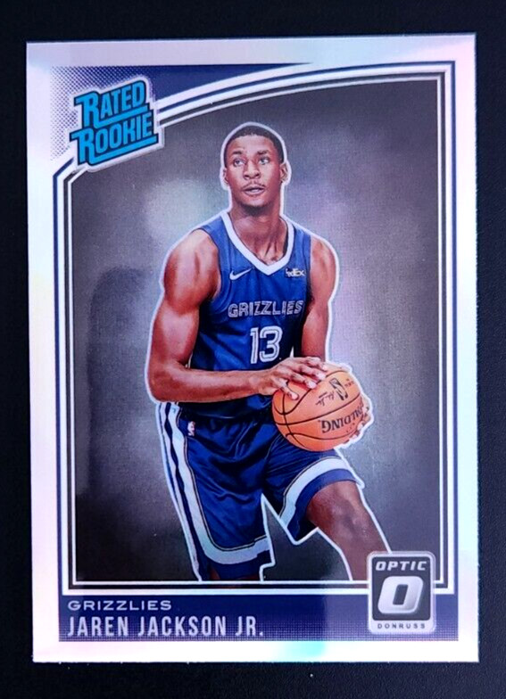2018-19 Panini Donruss Optic Rated Holo Prizm Jaren Jackson Jr #188 Rookie RC