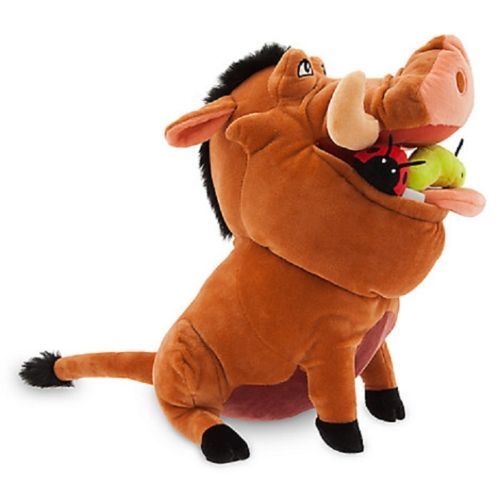 disney store lion king pumbaa medium plush 12 1