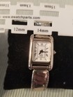 Women's Sterling Silver Gorham Camellia Tank Watch Bangle Band Quartz Works — photo 9