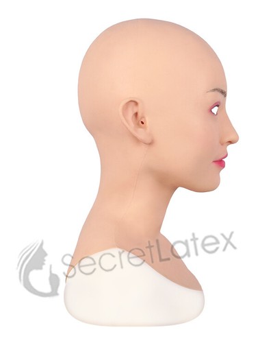 FEMALE SILICONE MASK CROSS DRESS TRANSGENDER RUBBER REALISTIC DISGUISE LIFE LADY - Picture 2 of 5