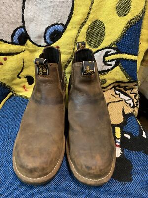 Georgia Boot Eagle One Waterproof Chelsea Work Boot GB00315 Size 12 Mens 4” Georgia Men main image 3