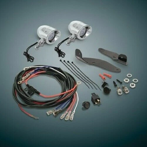 Fari anteriori da moto cromato LED