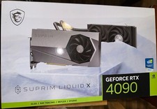  For Parts MSI RTX 4090 GAMING Suprim Liquid X GPU No Core  VRAM With Box