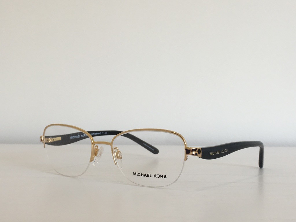 Authentic Michael Kors MK3007 Sadie vi 1004 Designer Gold Eyeglasses 49*17*135 Michael Kors Eyeglasses Frames MK 3007 Sadie VI 1061 Black  main image 2