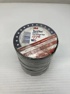 3M TEMFLEX 3M 1776 Temflex Vinyl Electrical Tape 3/4" X 60' - 5 Rolls