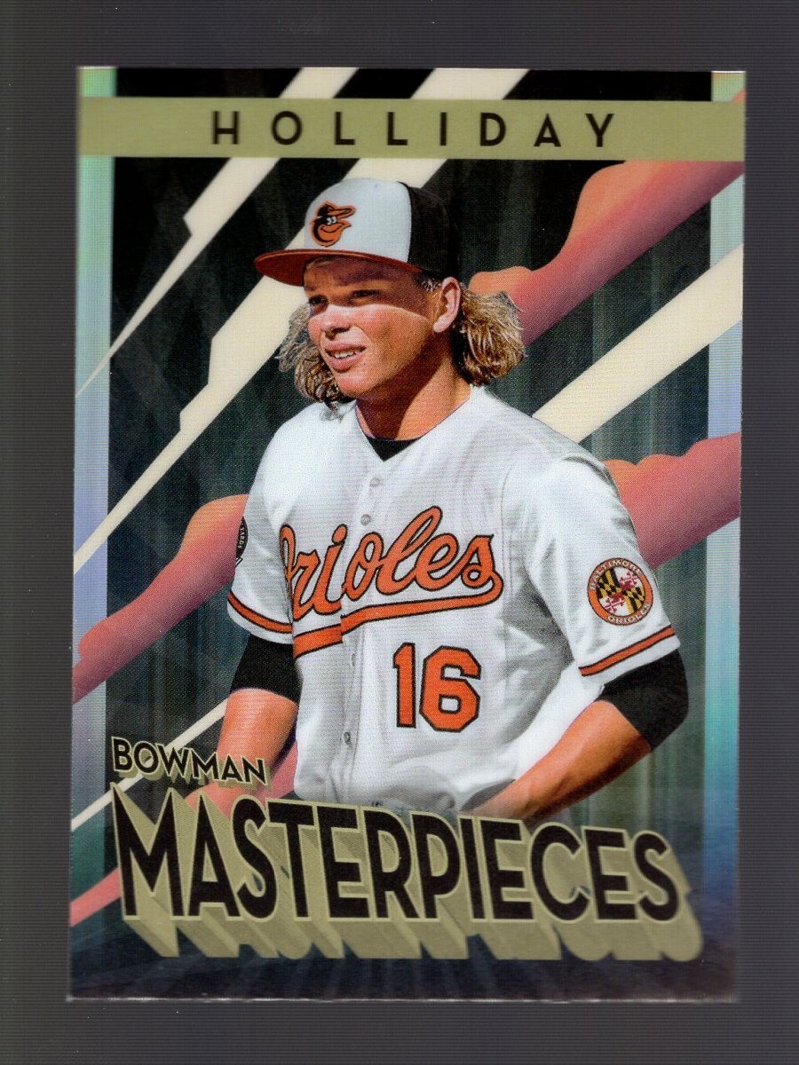 2022 BOWMAN'S BEST BOWMAN MASTERPIECES BM9 JACKSON HOLLIDAY RC BALTIMORE ORIOLES
