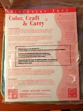 Discovery Toys Color Craft and Carry Tote Lunchbox 2227 NEW IN PACKAGE