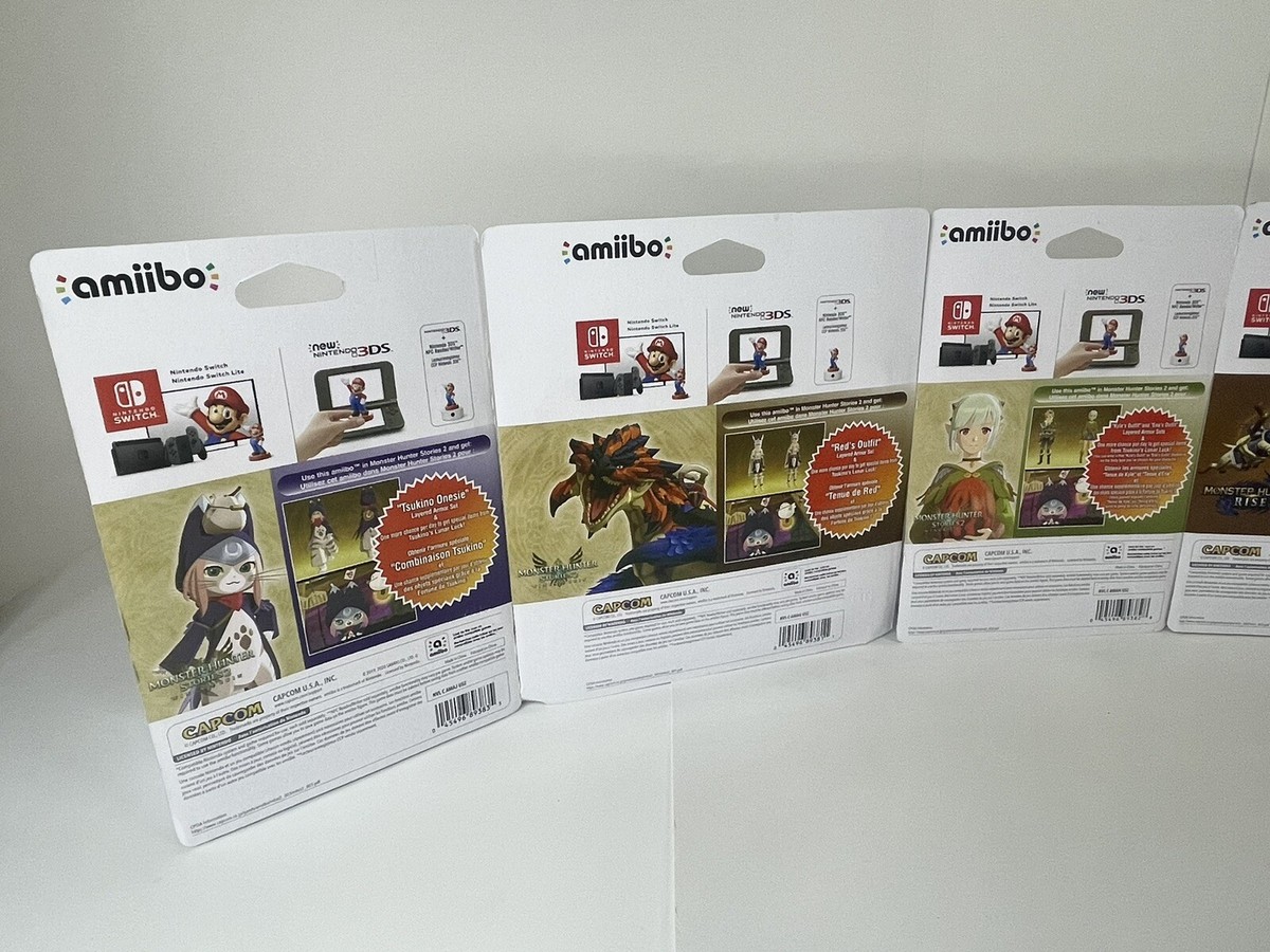 Nintendo Amiibo Monster Hunter Full Set of 6 - Magnamalo, Razewing