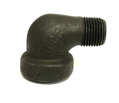Vogt 1/2 Inch Valve Reduction Elbow Forged ADI 3000-A105 (SER1800) NOS