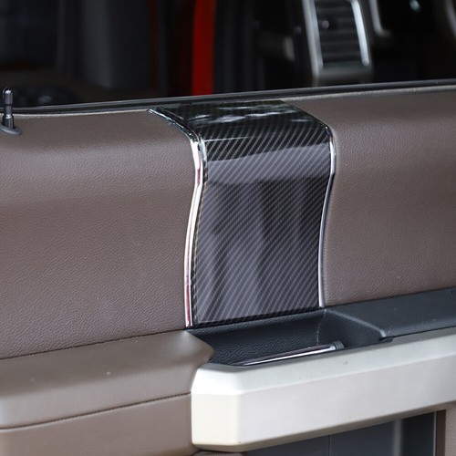 Carbon Fiber Style Door Handle Bowl Covers Fit For Hyundai Palisade